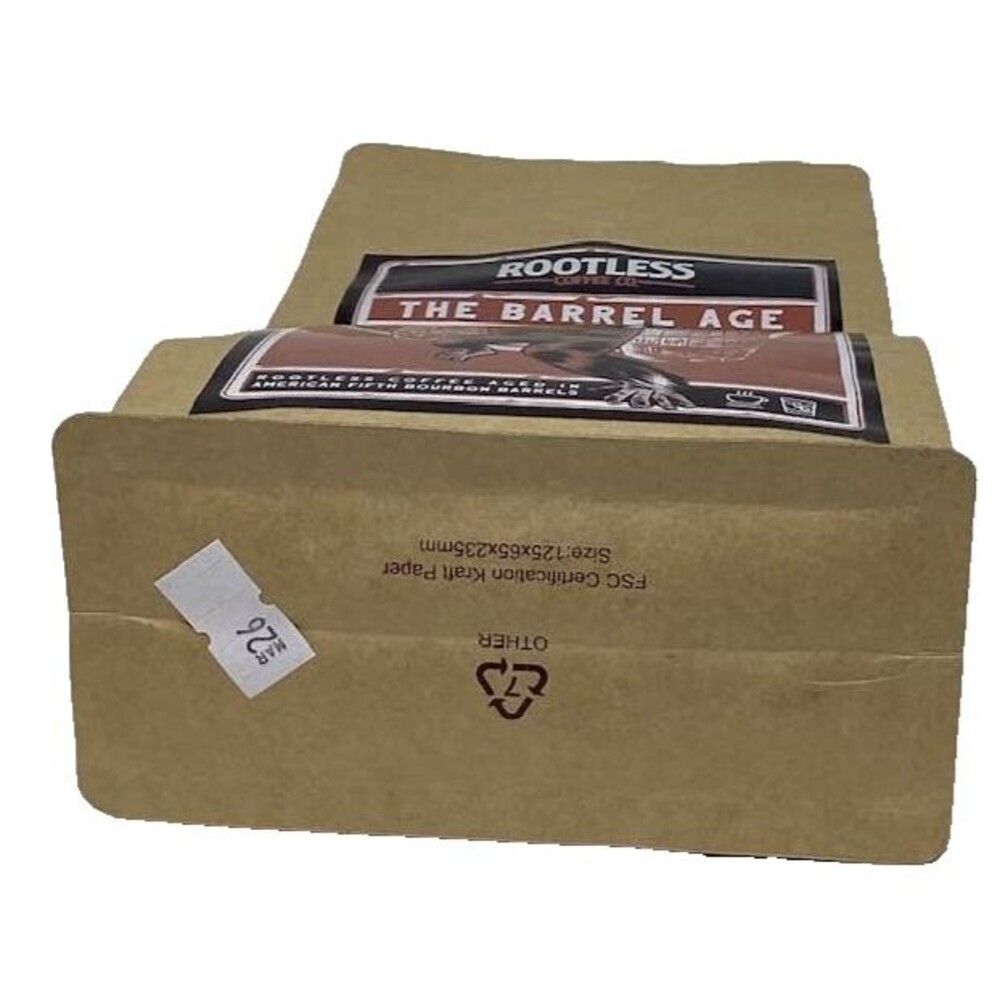 Rootless Coffee Co Barrel Age No X in Espresso Whole Bean Bag Medium Lot 2 Flint - Picture 9 of 9